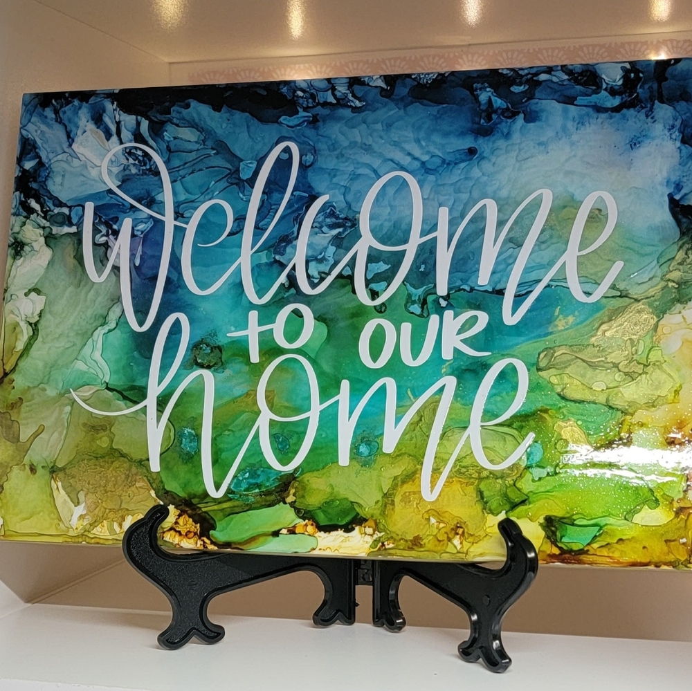 Custom ceramic tile art